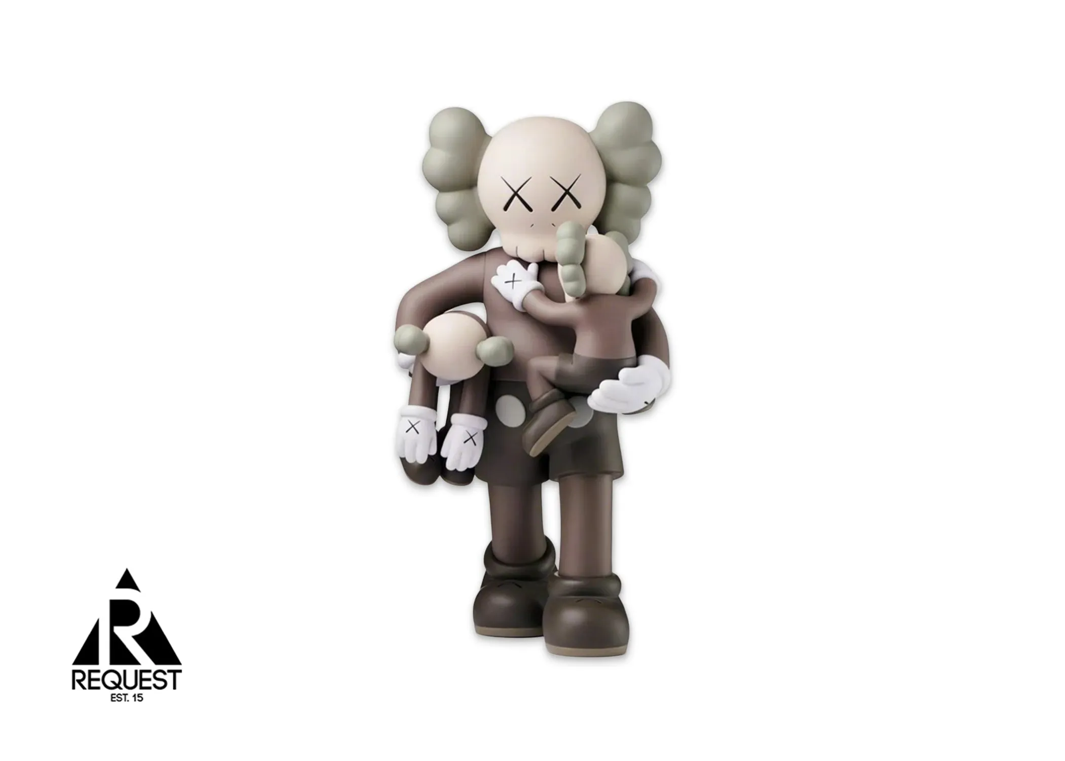 KAWS Clean Slate Vinyl Figure "Brown"