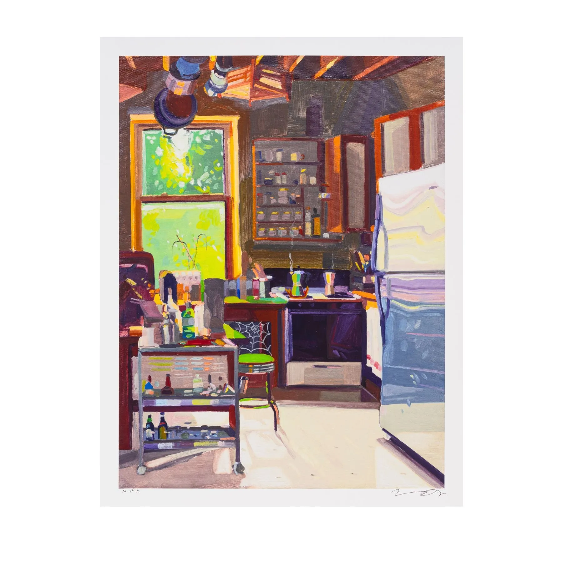 Keiran Brennan Hinton, September Kitchen, 2021; Limited Edition Print