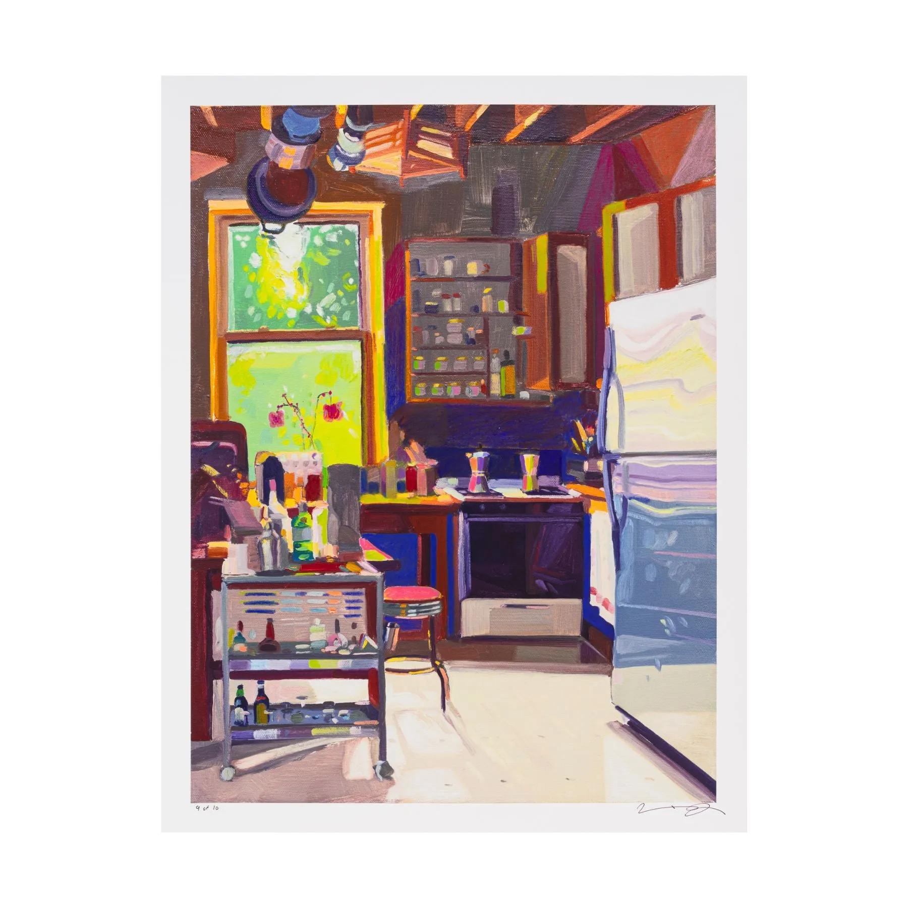Keiran Brennan Hinton, September Kitchen, 2021; Limited Edition Print