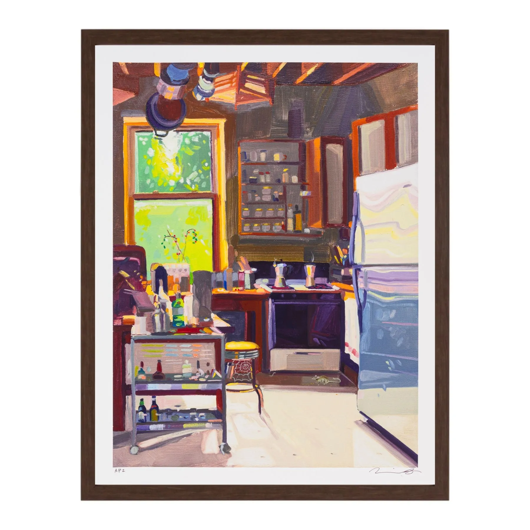Keiran Brennan Hinton, September Kitchen, 2021; Limited Edition Print