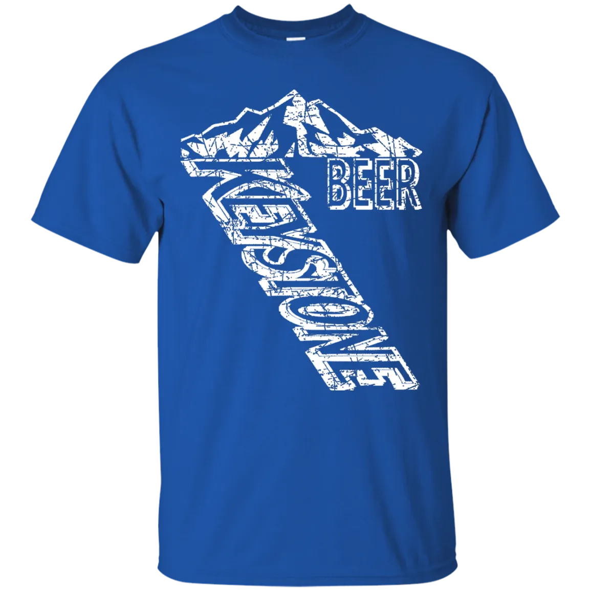 Keystone Light Beer T-Shirt Custom Designed White Worn Label Pattern