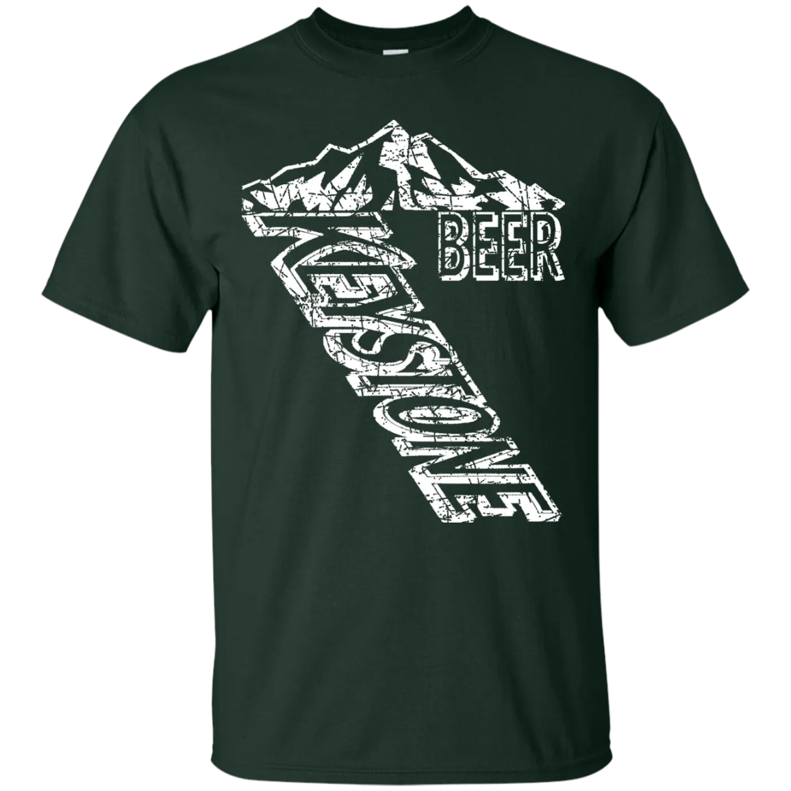 Keystone Light Beer T-Shirt Custom Designed White Worn Label Pattern