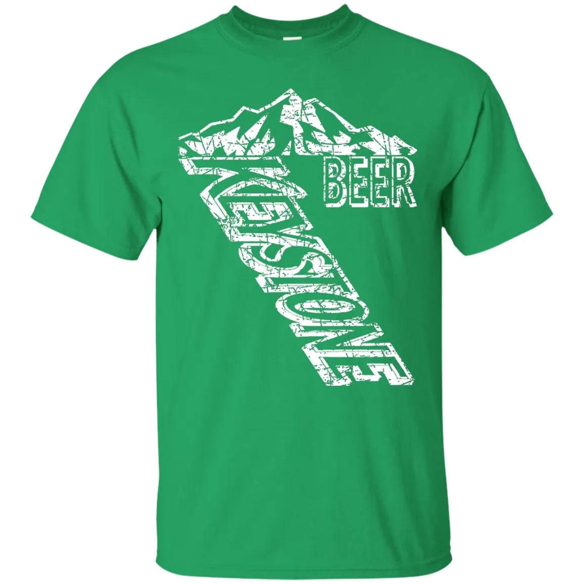 Keystone Light Beer T-Shirt Custom Designed White Worn Label Pattern