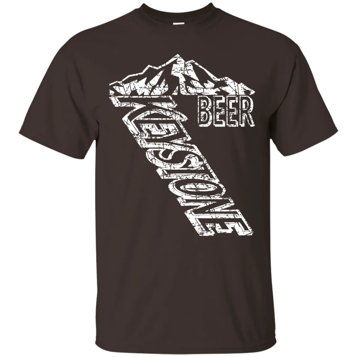 Keystone Light Beer T-Shirt Custom Designed White Worn Label Pattern