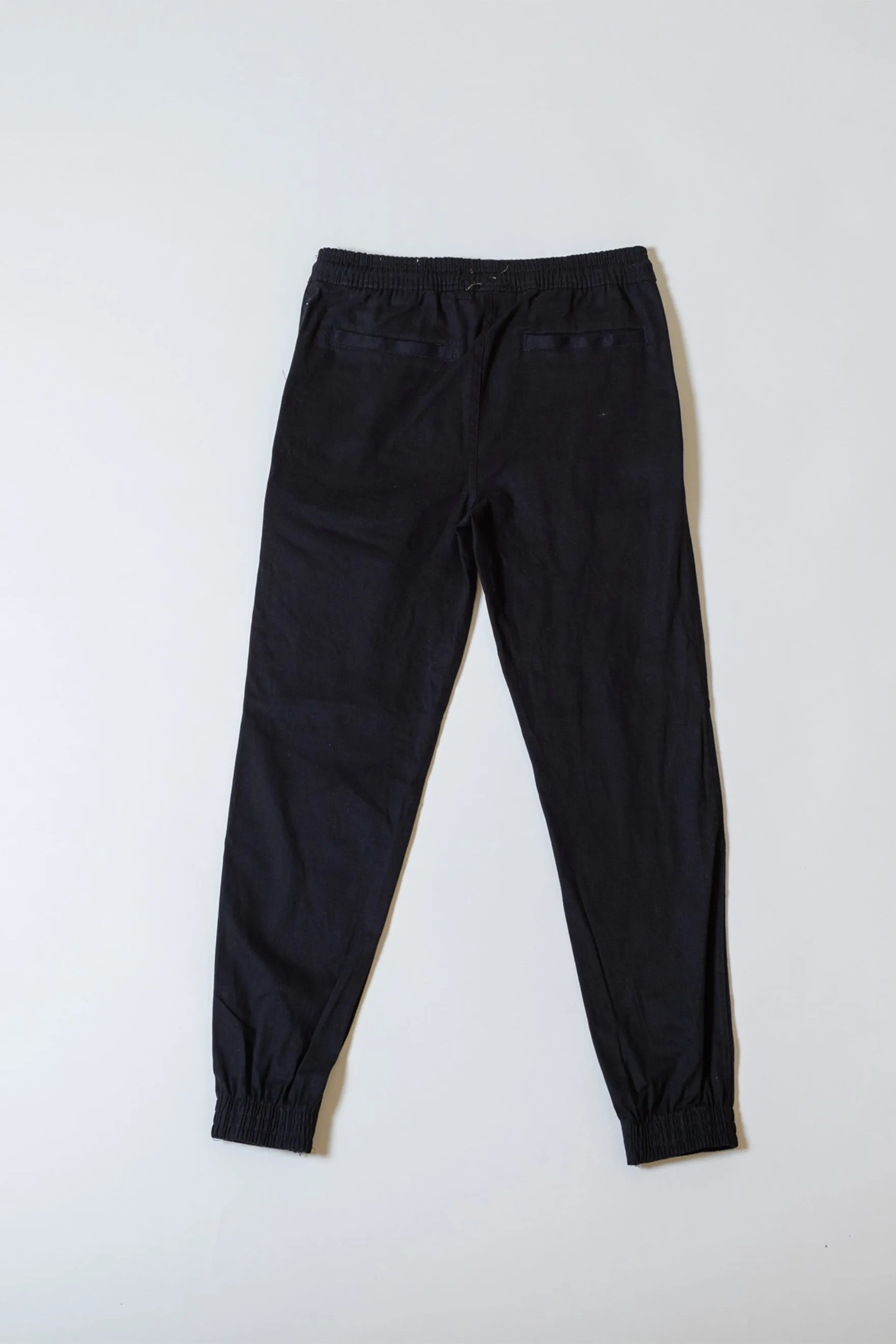 Kids Diagonal Zip Pocket Twill Cargo Jogger