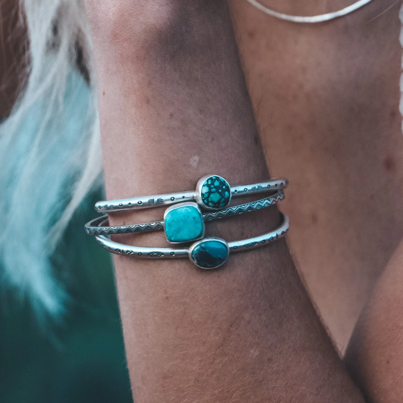 Kingman Turquoise Cuff