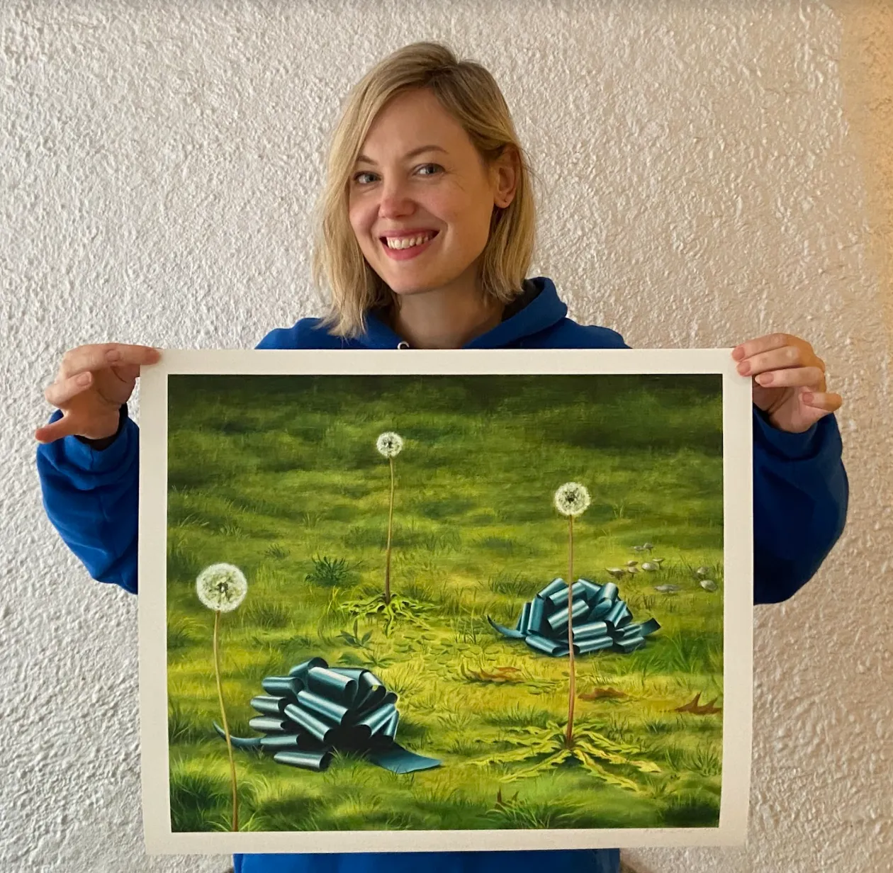 Kirsten Deirup, Bio Hack, 2021; Hand-Embellished, Signed, and Numbered Limited Edition Print