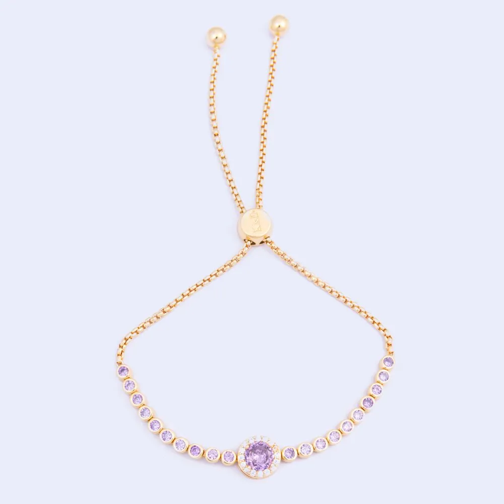 Knight & Day Classic Amethyst Bracelet Q545BTR