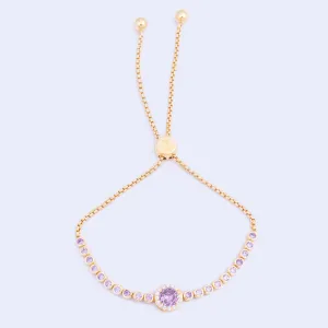 Knight & Day Classic Amethyst Bracelet Q545BTR