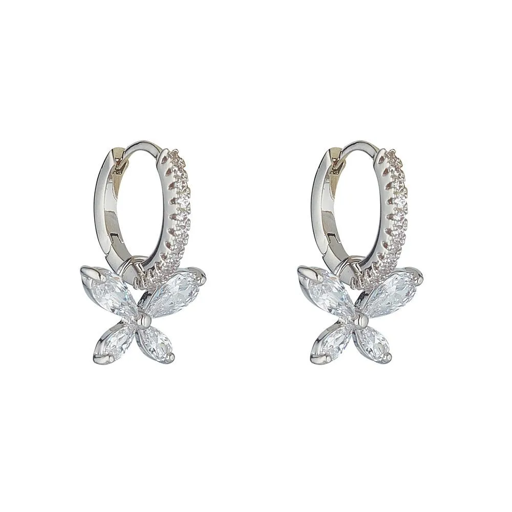 Knight & Day Natalie Rhodium Earrings P124EAP