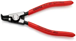 KNIPEX Circlip Pliers for External Circlips on Shafts 90° Angled 125mm 0.9mm Diameter Tips 46 21 A01