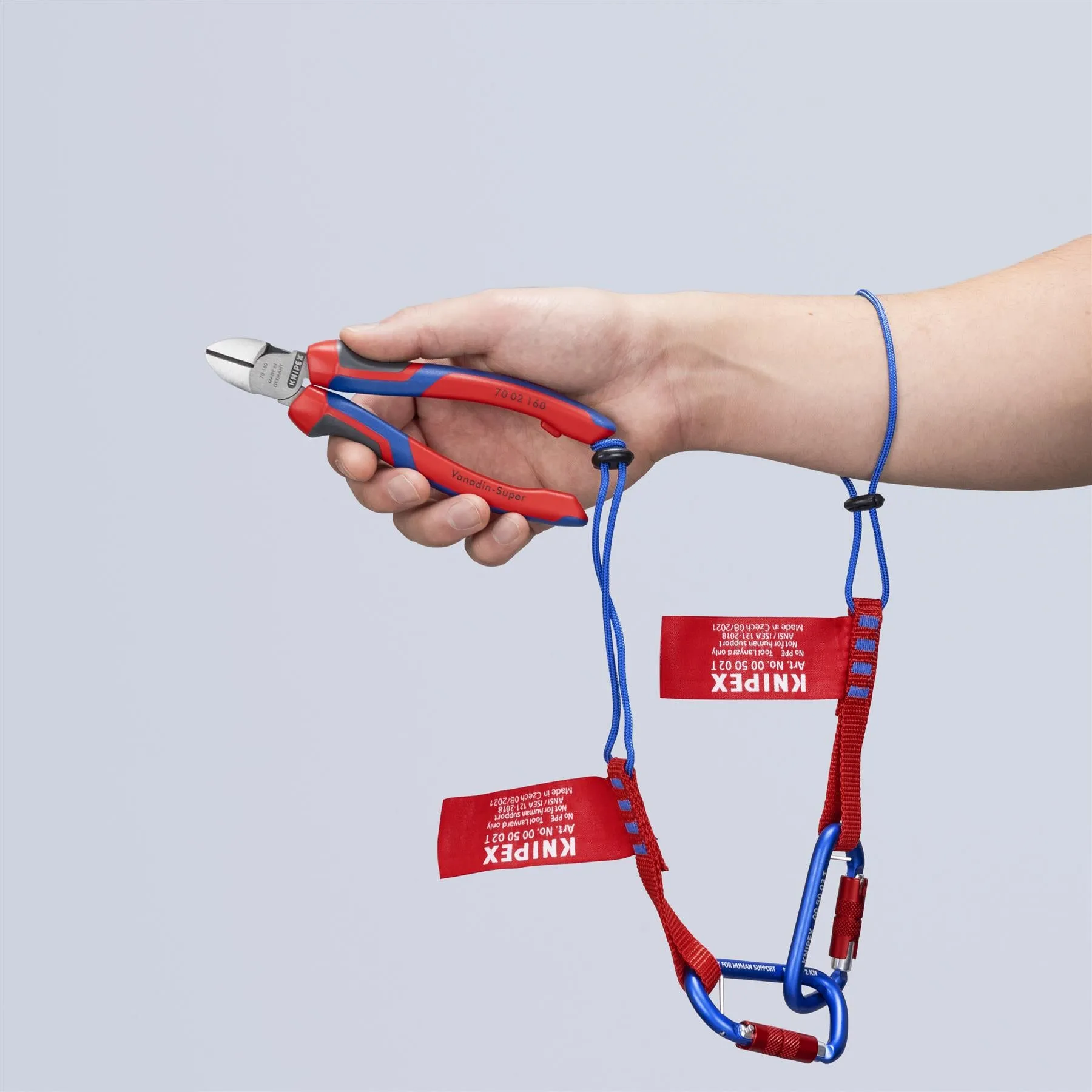 KNIPEX Diagonal Side Cutting Pliers Snips 160mm with Comfort Handles 70 02 160