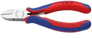 Knipex Knipex 77 02 130 Bevelled Electronics Diagonal Cutters, 130Mm Dr-27724