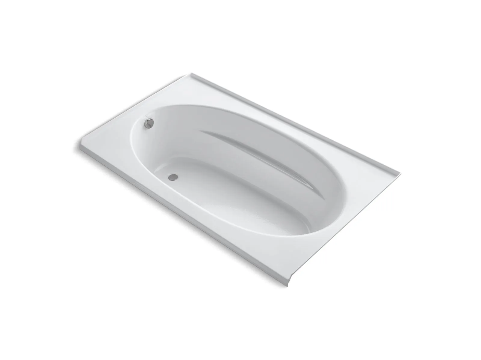 KOHLER K-1115-L Windward 72" x 42" alcove bath, left drain