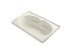 KOHLER K-1131-FH-0 7242 72" x 42" alcove whirlpool with integral flange, right-hand pump and heater