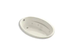 KOHLER K-1146-HK-0 6040 60" x 40" drop-in whirlpool with custom pump location and heater