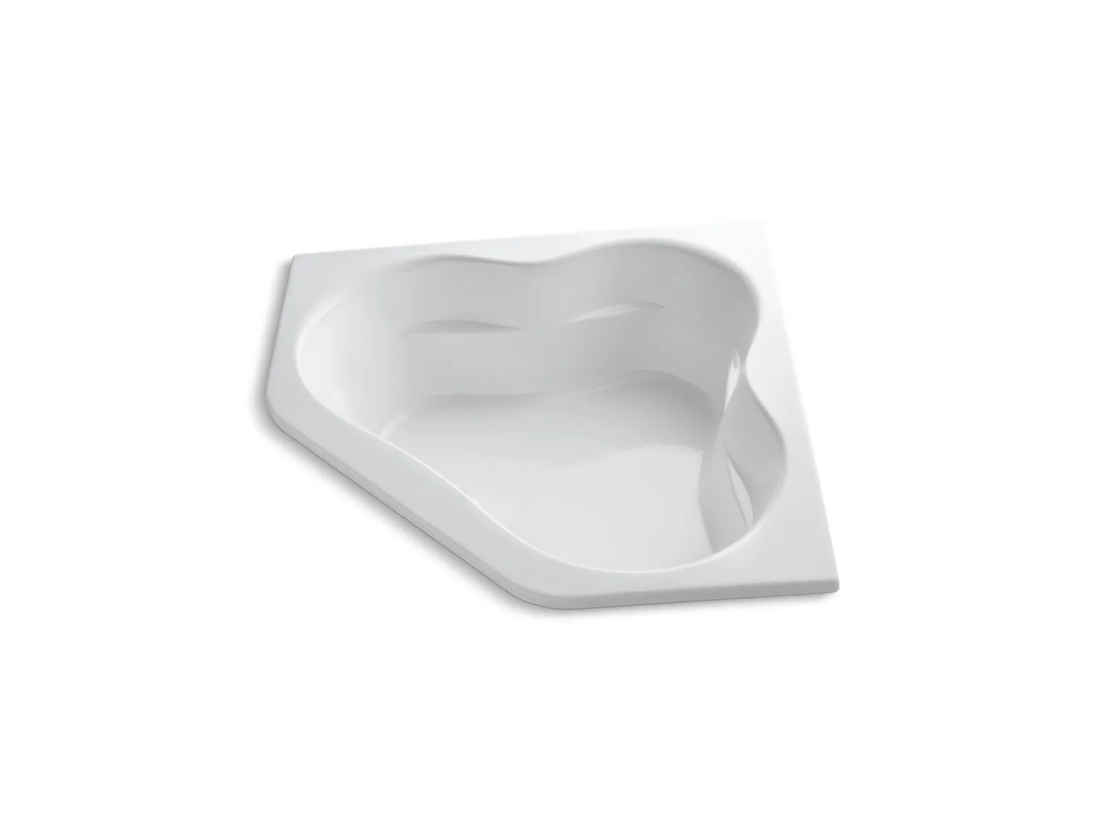 KOHLER K-1161 Tercet 60" x 60" corner bath