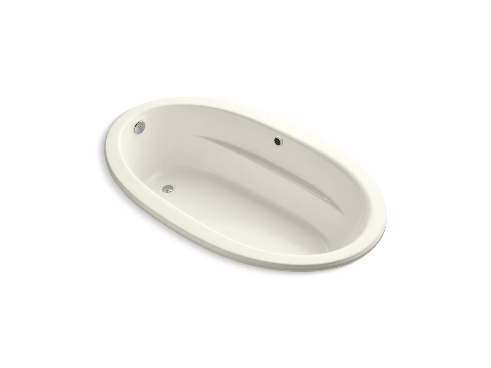 KOHLER K-1163-W1 Sunward 60" x 42" drop-in bath with Bask heated surface