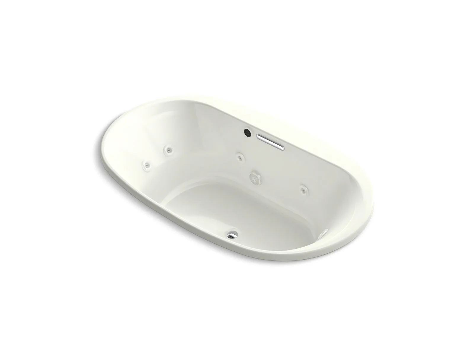 KOHLER K-5718-JH Underscore 72" x 42" drop-in heated whirlpool bath