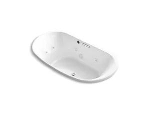 KOHLER K-5718-JH Underscore 72" x 42" drop-in heated whirlpool bath