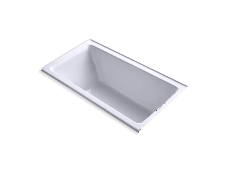 KOHLER K-855-R Tea-for-Two 66" x 36" alcove bath with integral flange and right-hand drain