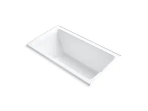 KOHLER K-855-R Tea-for-Two 66" x 36" alcove bath with integral flange and right-hand drain
