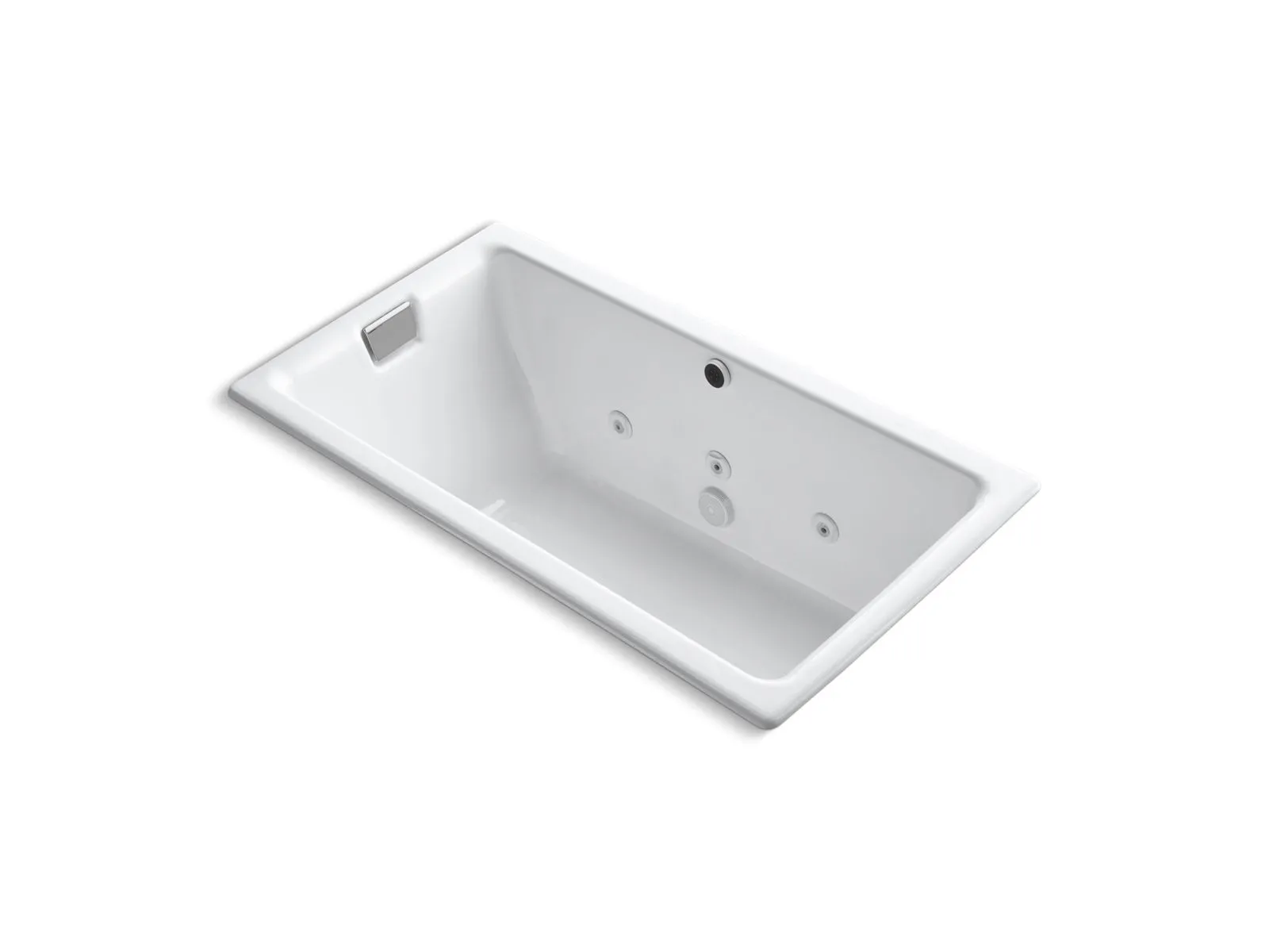 KOHLER K-856-JHN Tea-for-Two 66" x 36" drop-in/undermount whirlpool bath