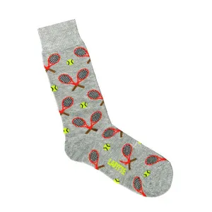 Lafitte Tennis Socks - Grey & Navy