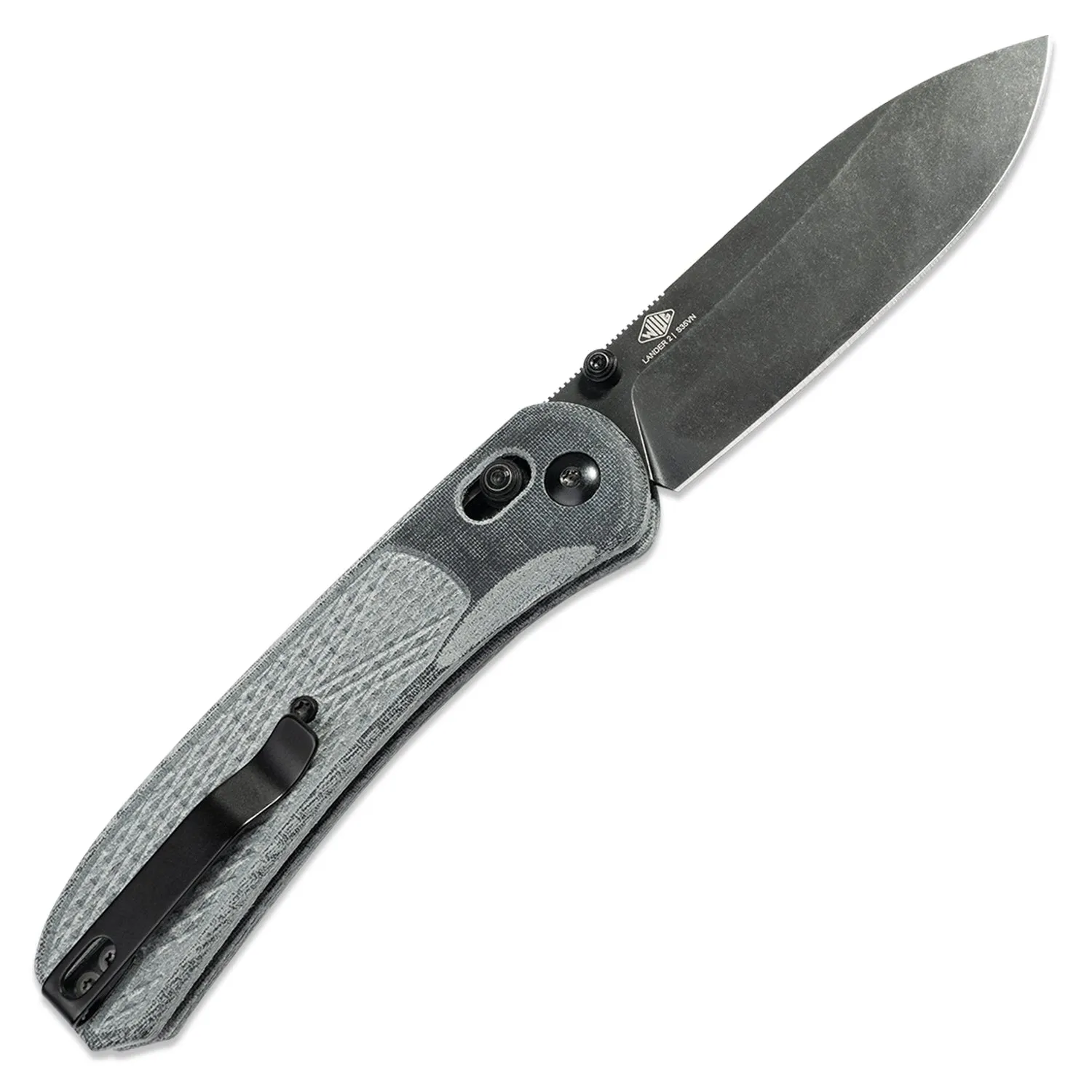 Lander 2 Knife Scales - Micarta - Checkered Pattern