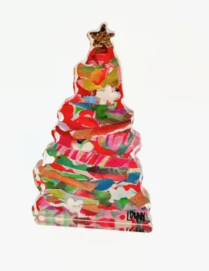 Lauren Dunn Red Adorned Tree - Bitty