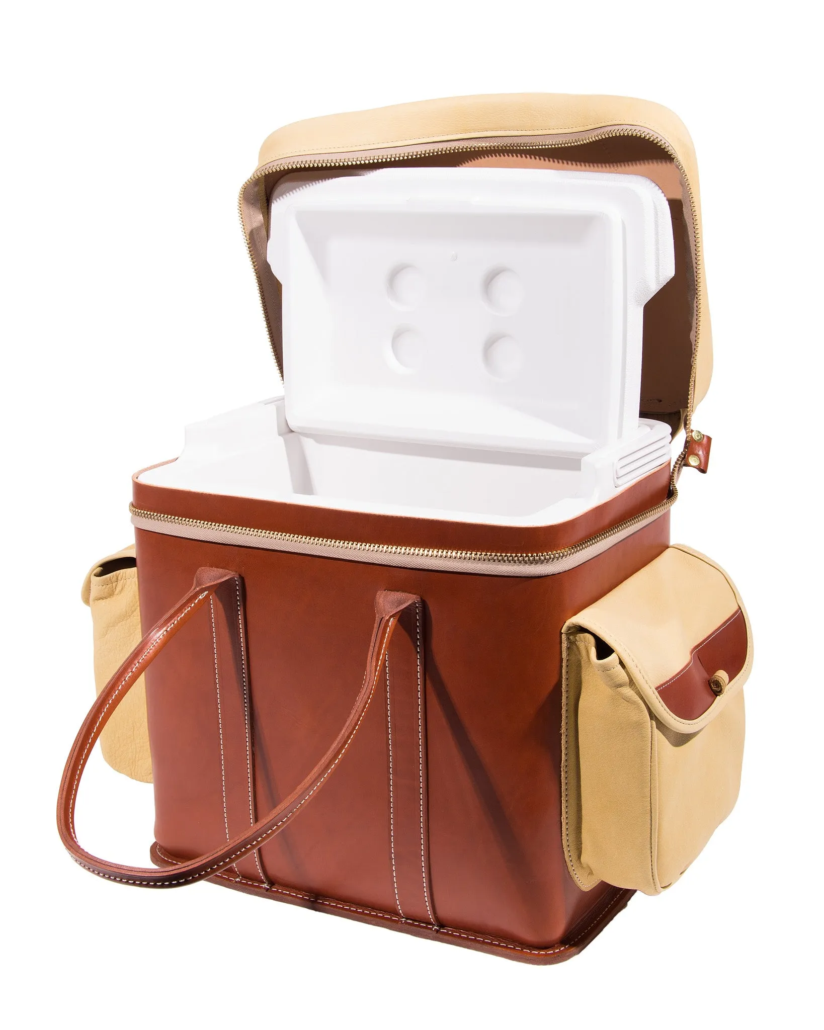 Leather Cooler  Axis Top