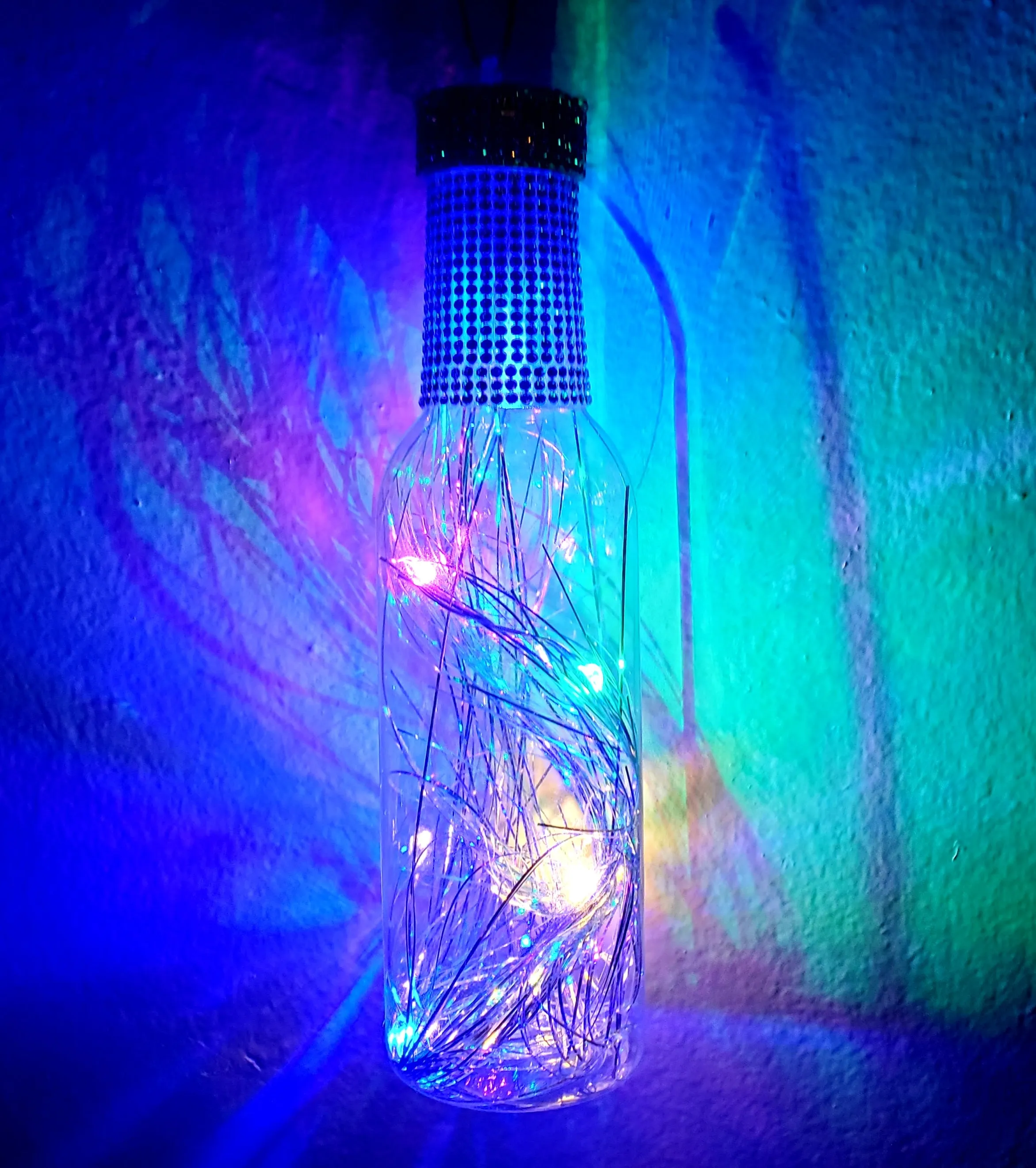 LED Champagne Bottle Ornament