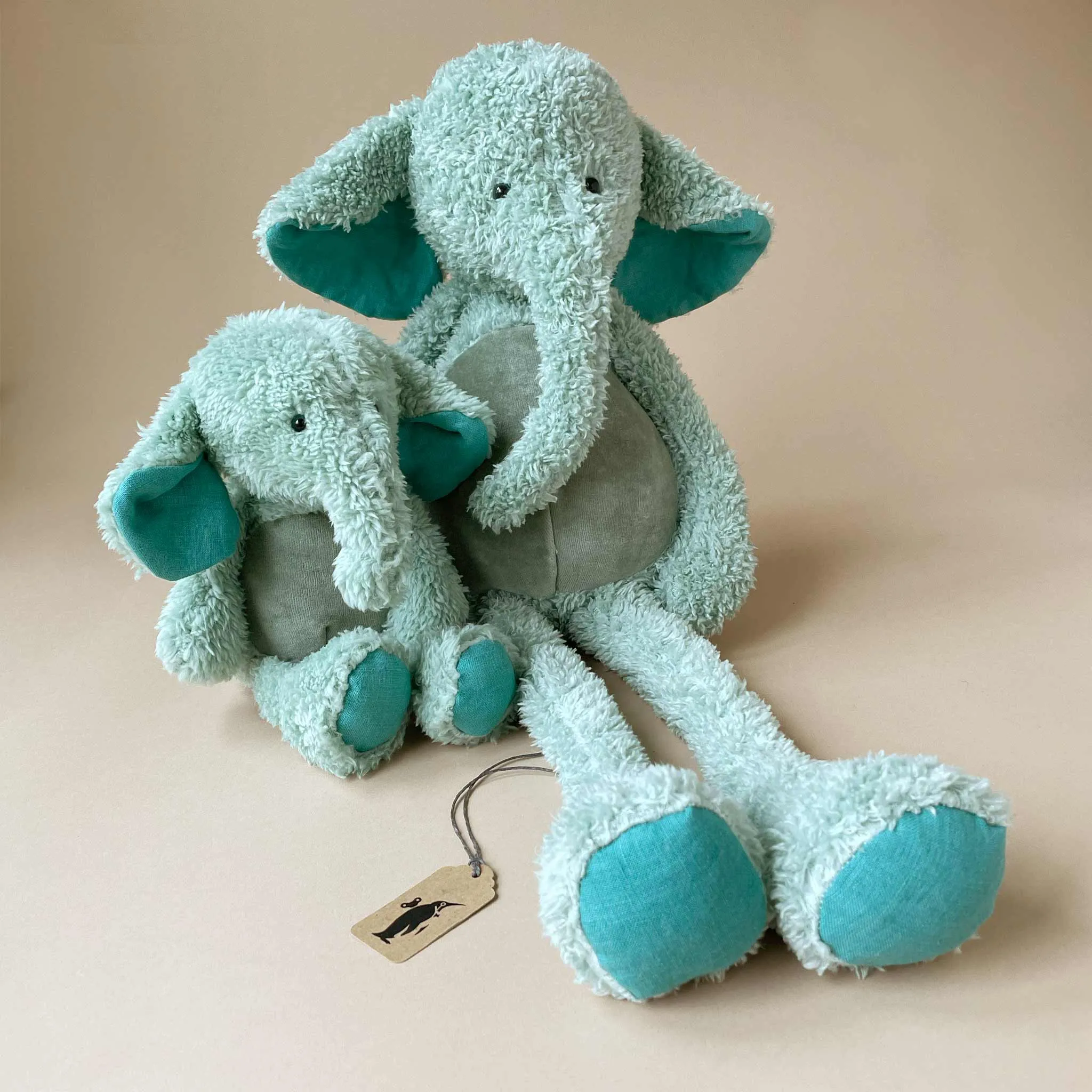 Les Baba-Bou Grand Elephant Big Blue Elephant