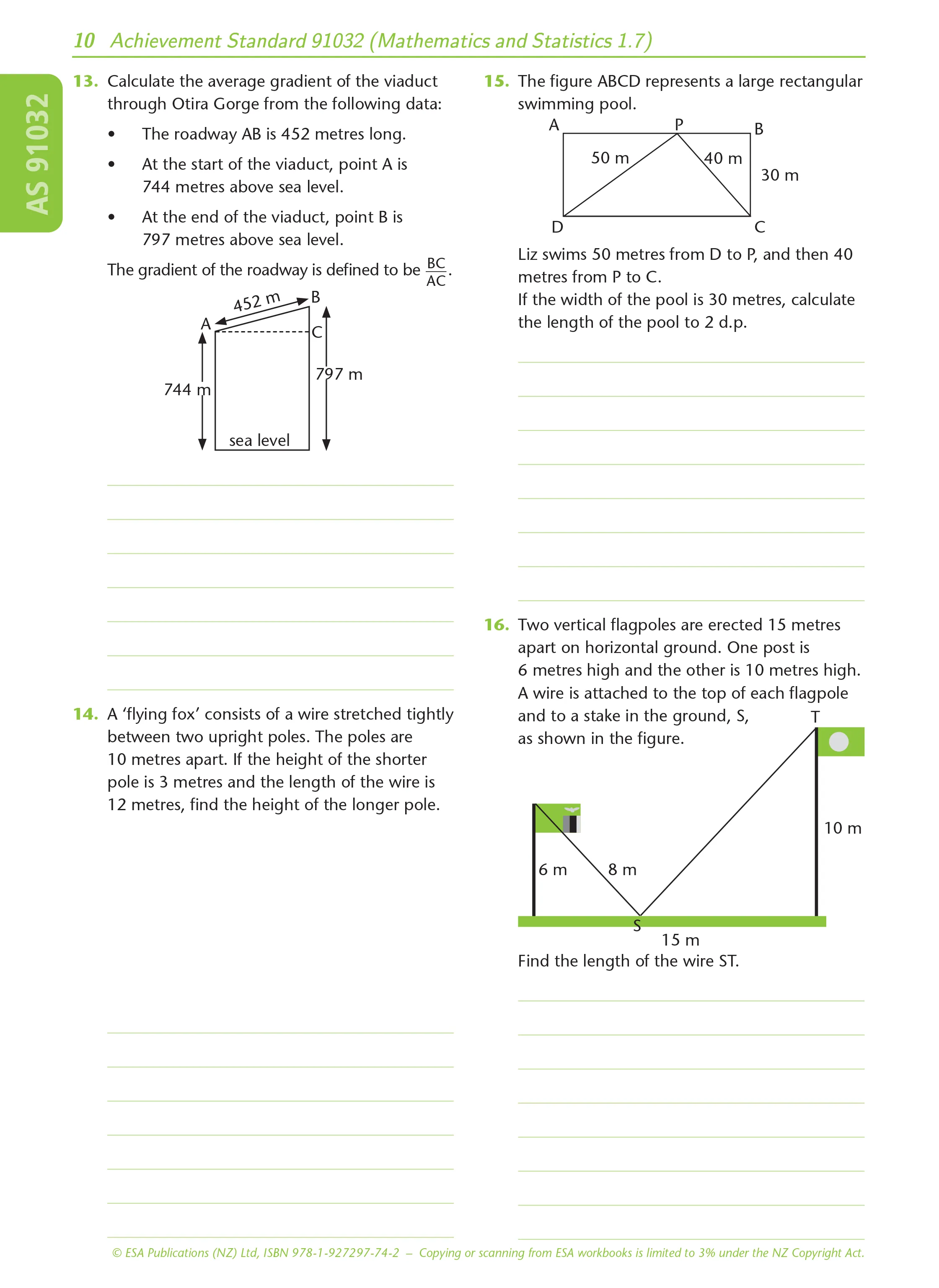 Level 1 Right-angled Triangles 1.7 Learning Workbook