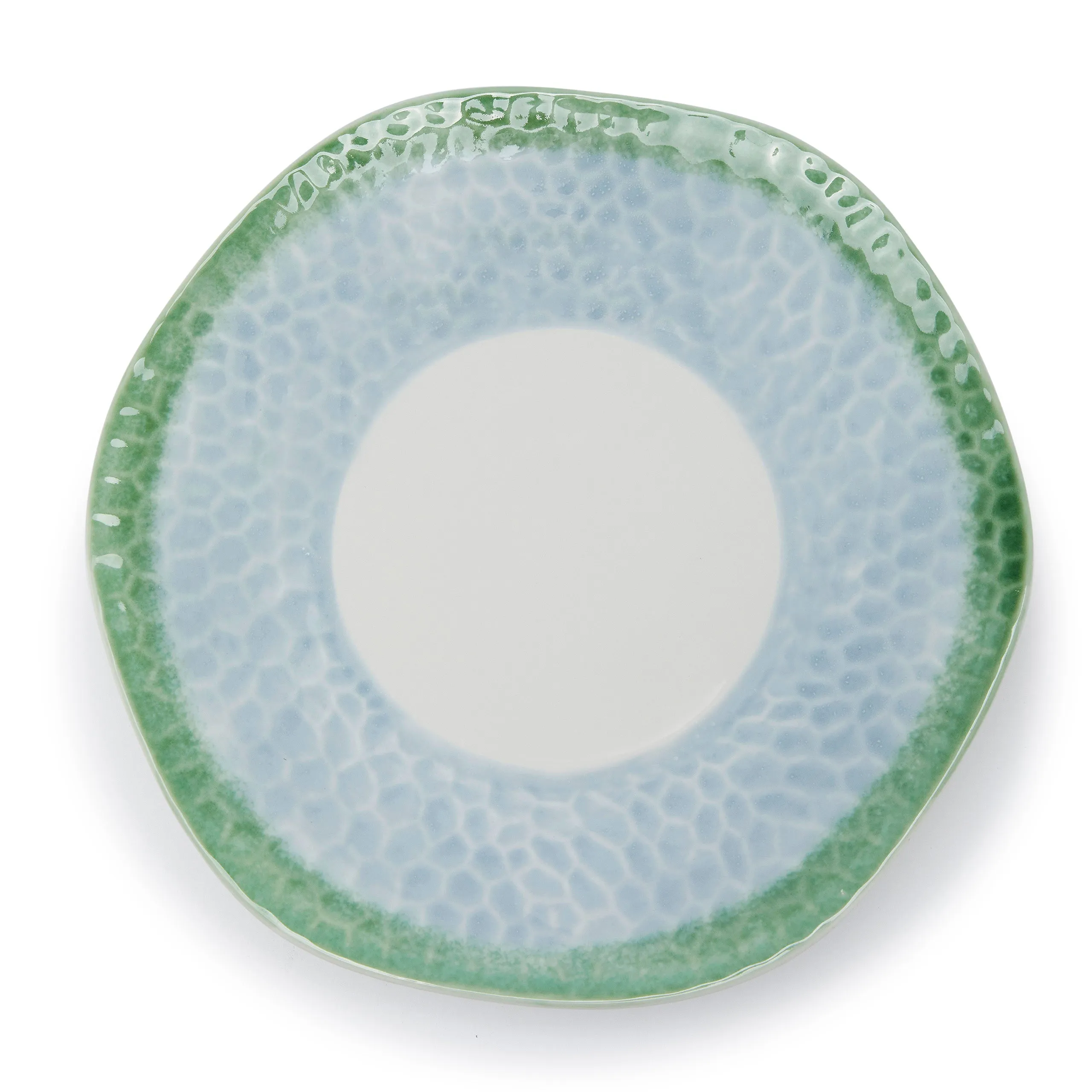 LG CORAL CERAMIC SERVING PLATE (30.4 CM, BLUE)