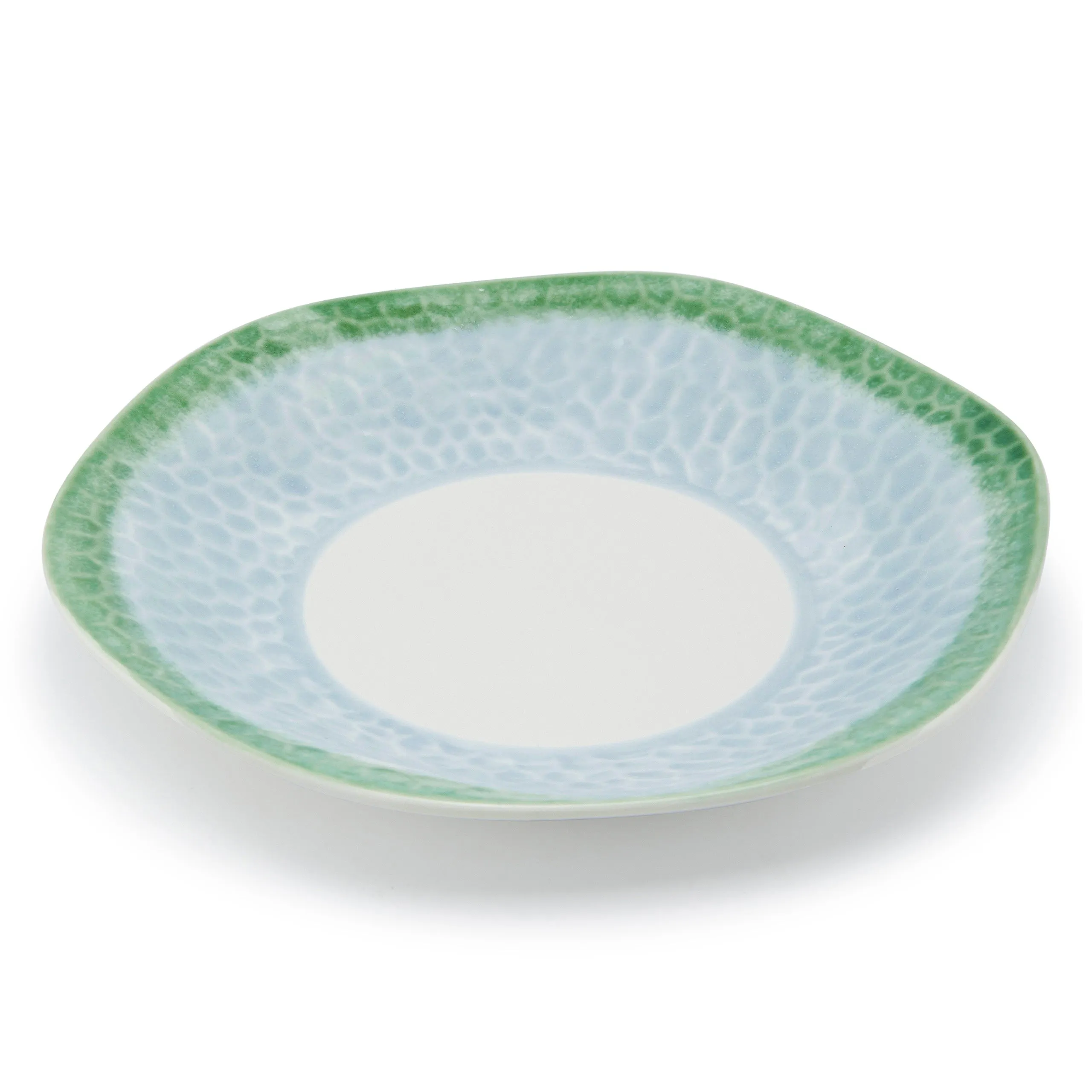 LG CORAL CERAMIC SERVING PLATE (30.4 CM, BLUE)