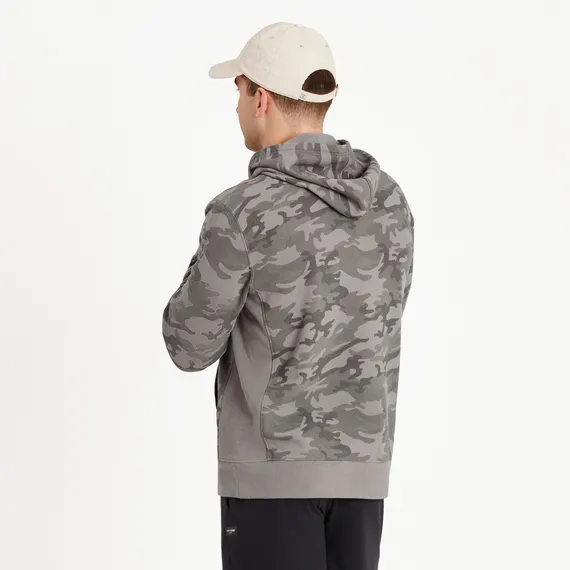 Life is Good Men's Positive Ballyard Script Simply True Fleece Hoodie