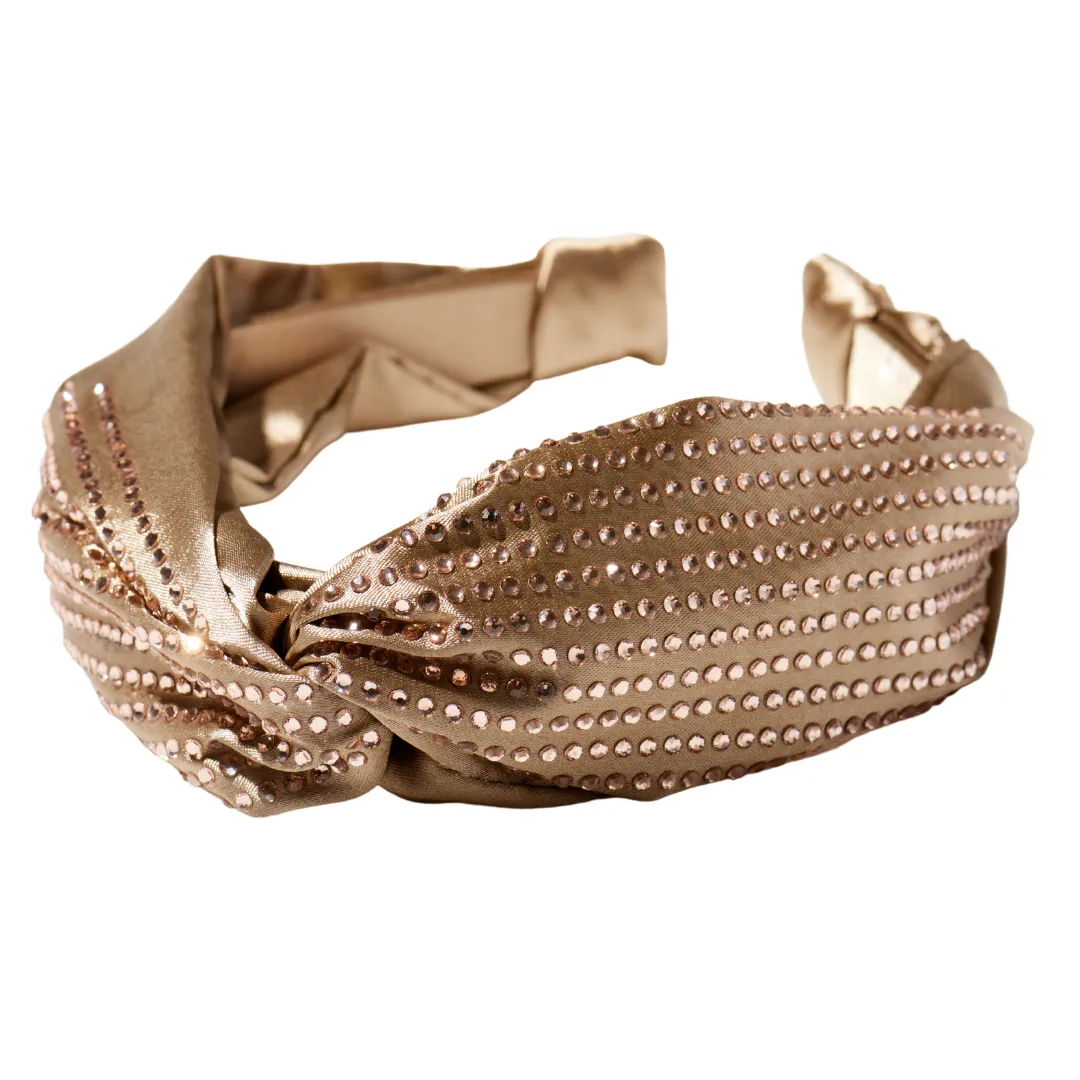 *Limited Edition* Ibiza Collection Crystal Embellished Turban Headband