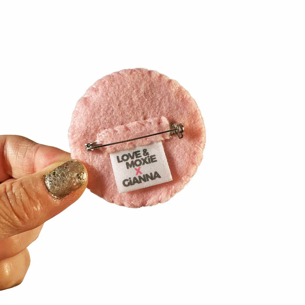 LM x GiANNA Hand-Felted Pins