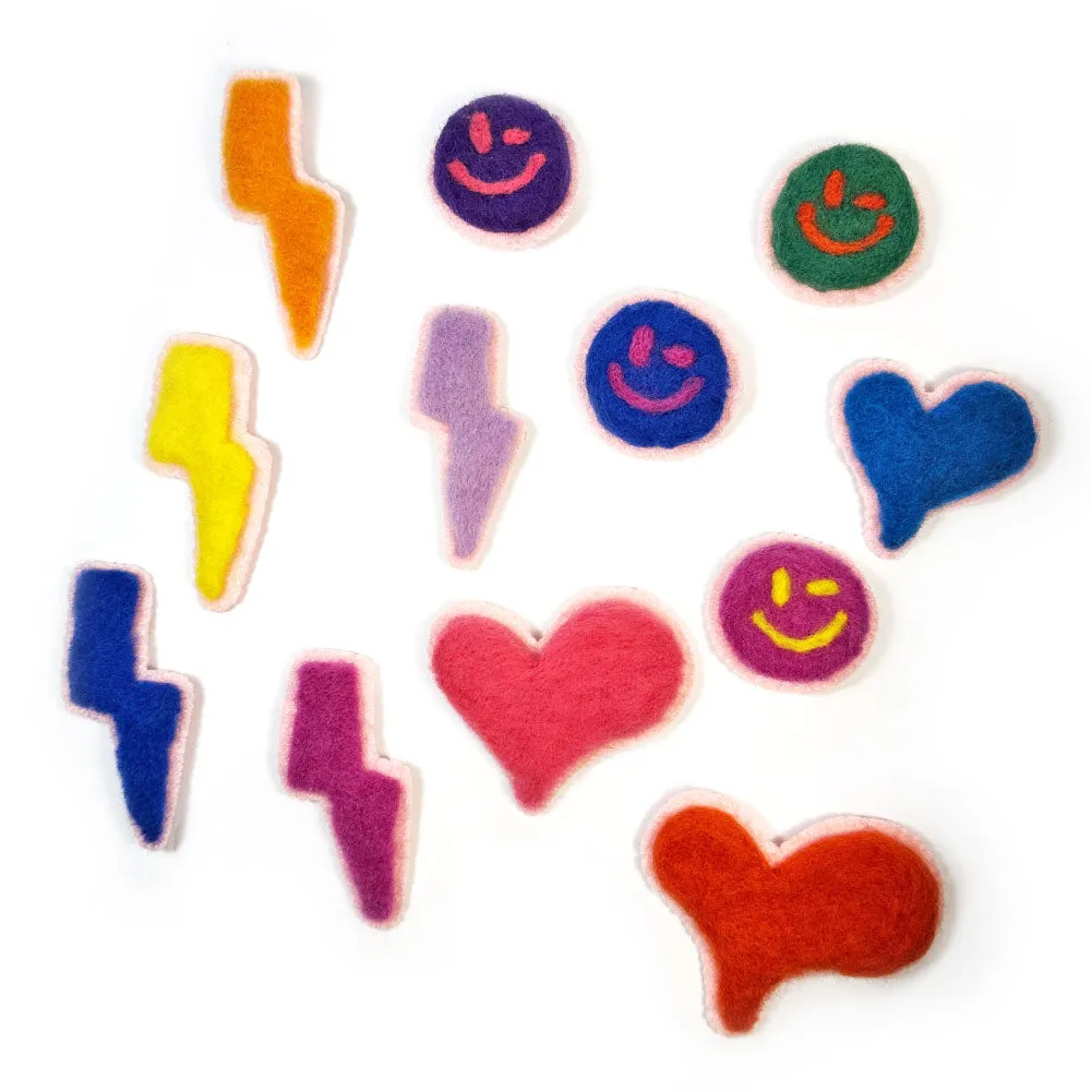 LM x GiANNA Hand-Felted Pins