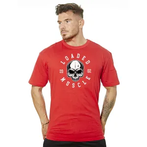 Loaded Skull Tee - Red