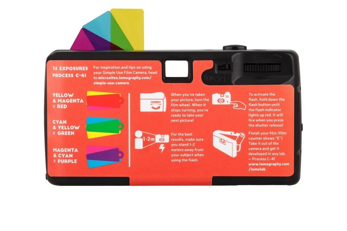 Lomography Simple-Use 35mm Film Camera - Colour