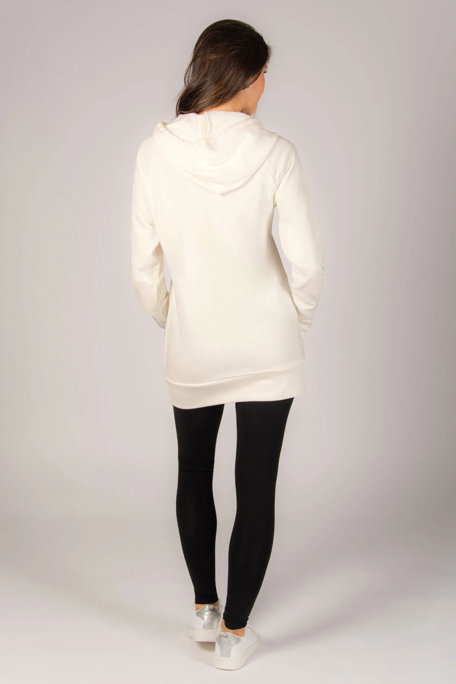 Longline Logo Hoodie