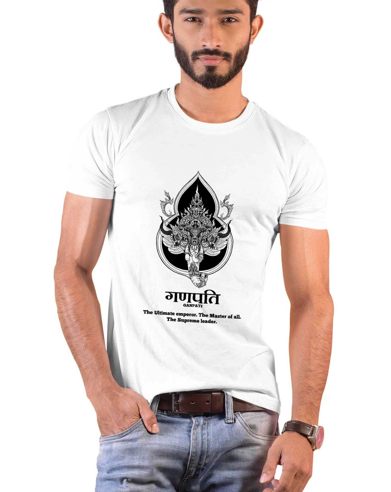 Lord Ganesha, Sanskrit T-shirt
