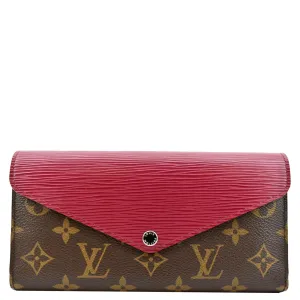 LOUIS VUITTON Marie-Lou Epi Monogram Canvas Wallet Red