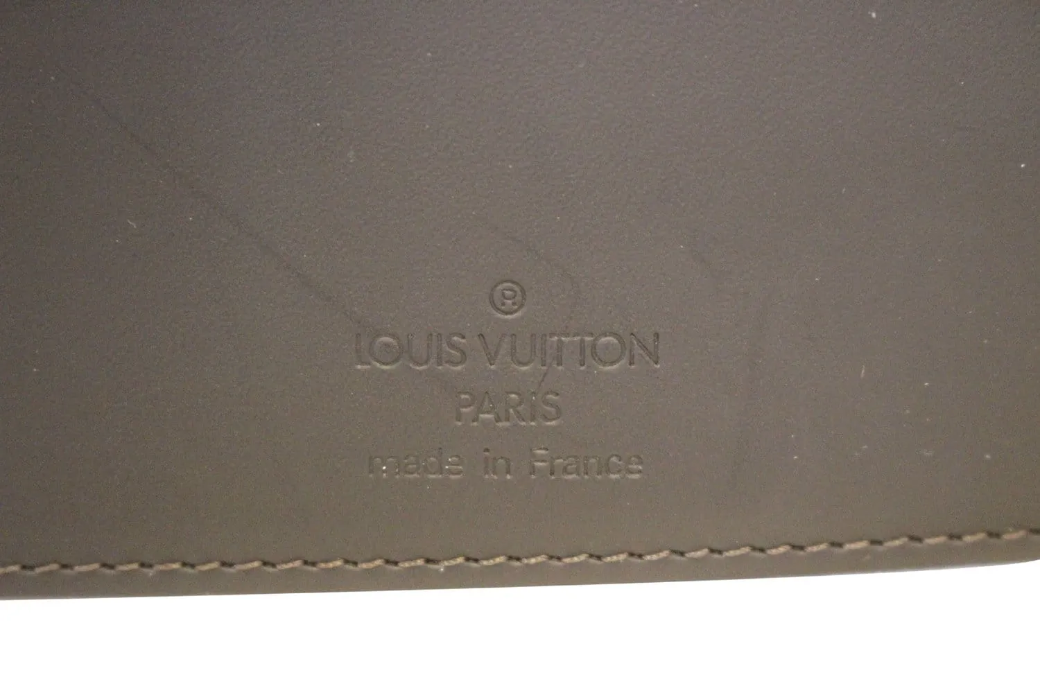 LOUIS VUITTON Mat Agenda MM Day Planner Cover Brown