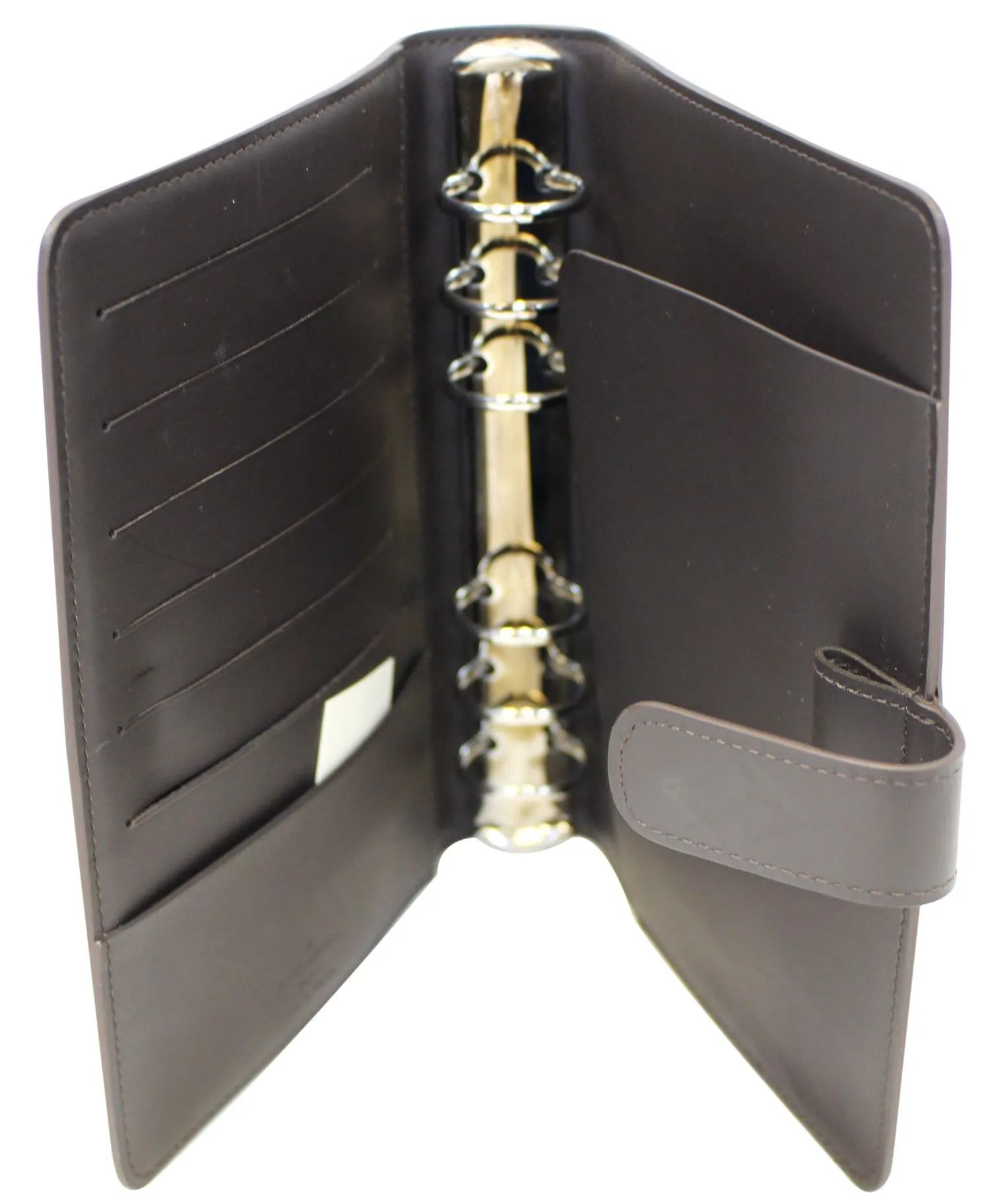 LOUIS VUITTON Mat Agenda MM Day Planner Cover Brown
