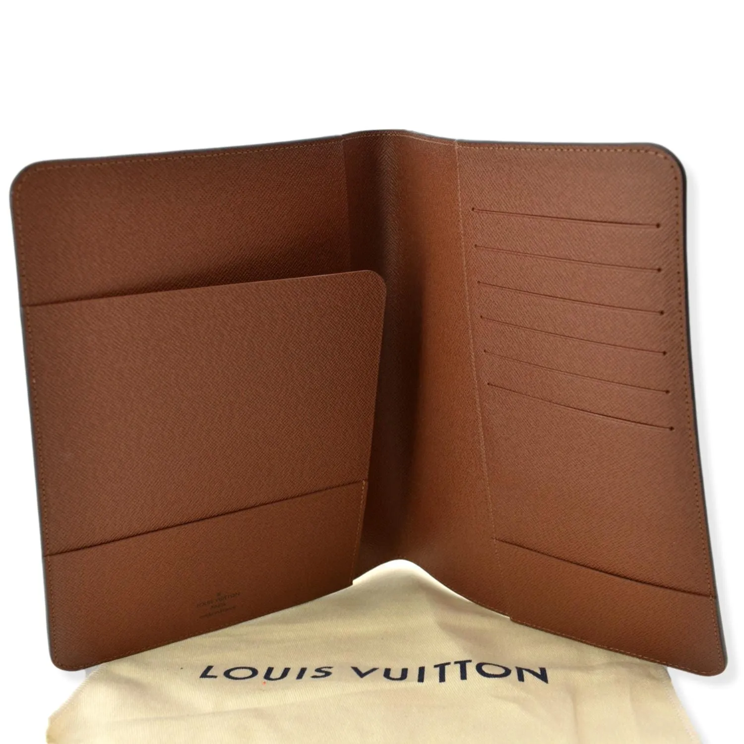 LOUIS VUITTON Monogram Canvas Note Book Cover Brown