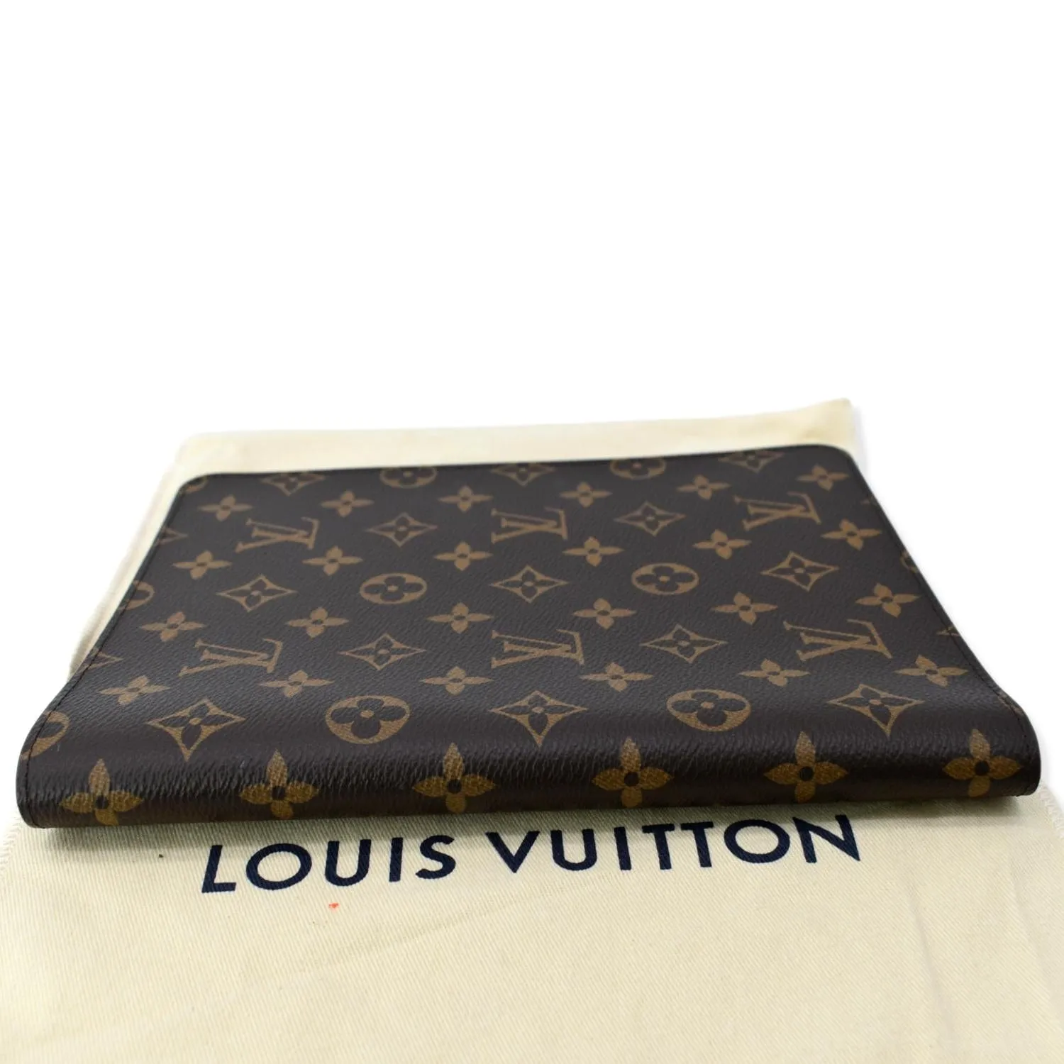 LOUIS VUITTON Monogram Canvas Note Book Cover Brown