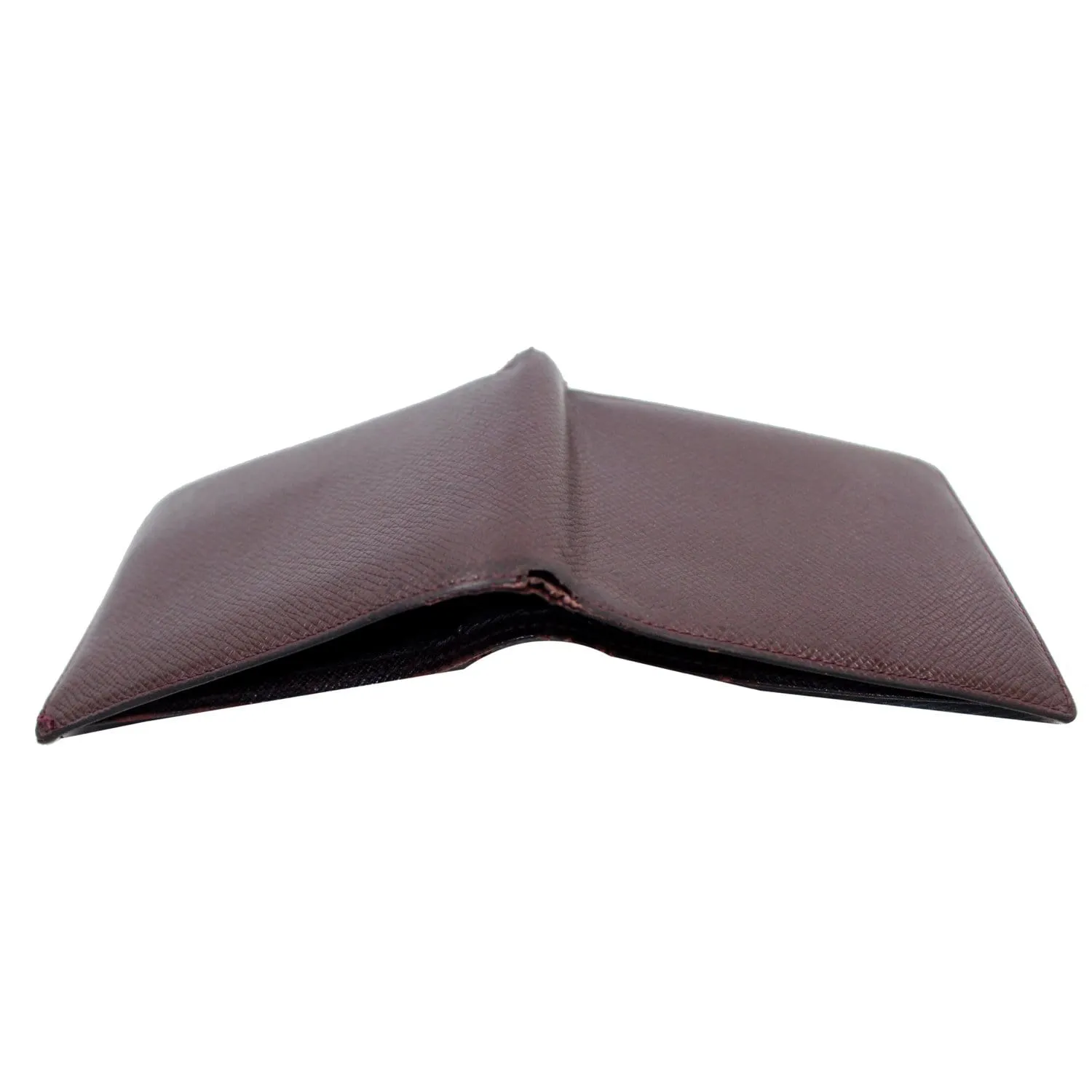 LOUIS VUITTON Multiple Acajou Taiga Leather Bifold Wallet Brown - 25% OFF